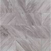 Msi Eden Bardiglio 12 In. X 24 In. Matte Porcelain Floor And Wall Tile, 8PK ZOR-PT-0158